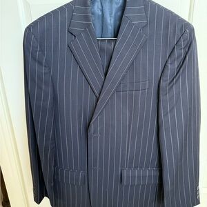 NAUTICA Men's Pinstripe Suit Jacket